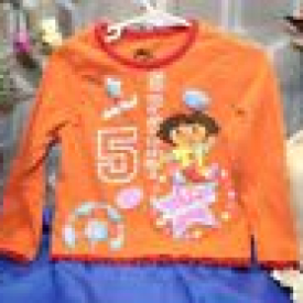 Nick Jr. Girl’s Team Dora Orange T-Shirt Size 4T  shirt top casual school movie