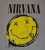Nirvana Adult Gray T-Shirt Tee Smile Face Kurt Cobain Bleach Nevermind In Utero