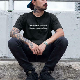 Nomas Como Amigos T-shirt Men’s -SmartPrintsInk Designs