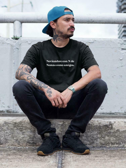 Nomas Como Amigos T-shirt Men's -SmartPrintsInk Designs