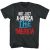 Not Just A-merica THE ‘MERICA USA Red White Blue Political Adult T-Shirt Tee
