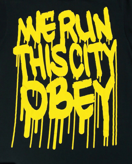OBEY Shirt (L) We Run This City