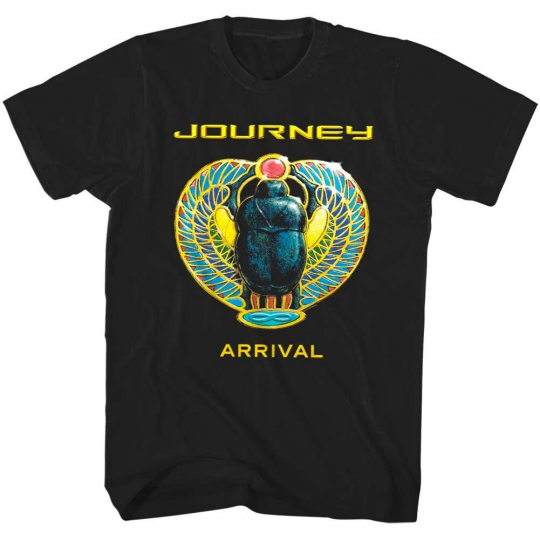 OFFICIAL Journey Arrival Album Cover Art Men's T Shirt Rock Band Concert