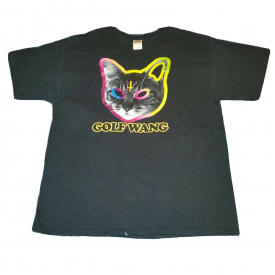 OFWGKTA Golf Wang Tron Cat Black Medium T Shirt Tyler The Creator Size XL RARE