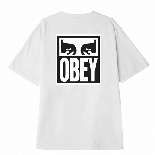 Obey Clothing Eyes Icon 2 Men's Small T-Shirt White Tee
