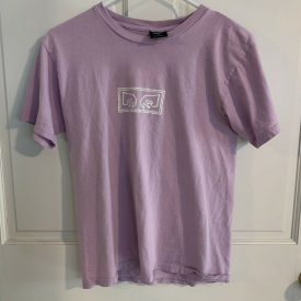 Obey Eyes Purple Lavender T-Shirt Size Small