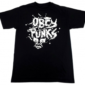 Obey Punks Shepard Fairey Streetwear Mens Graphic T-Shirt Large L