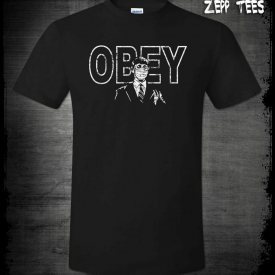 Obey Shirt They Live Pandemic No Mandate Unmasked Unvaccinated No Lockdown 1984