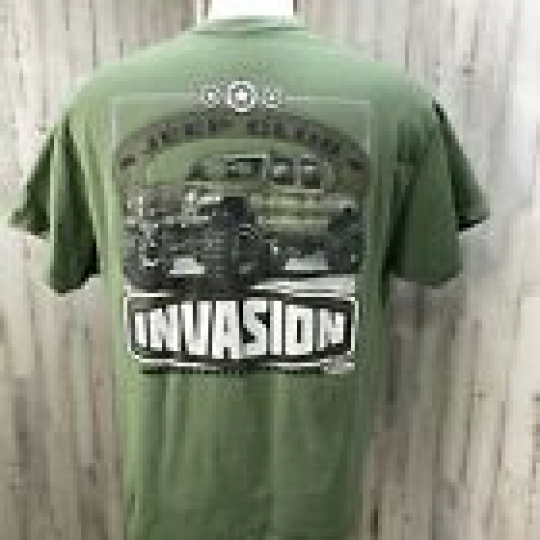 Official Great Smoky Mountain JEEP Club Invasion Shirt Size L ET Motorgear    X6