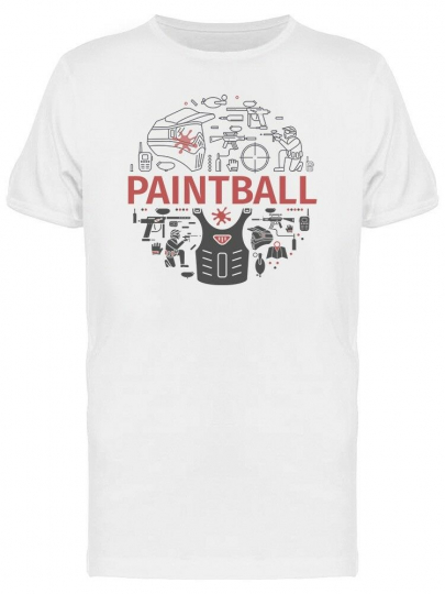 Paintball Round Logo Tee Men's -Image by Shutterstock