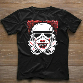 Pennywise Stormtrooper Mashup Tee – IT Movie Gift Idea for Him, Her Tee Shirt