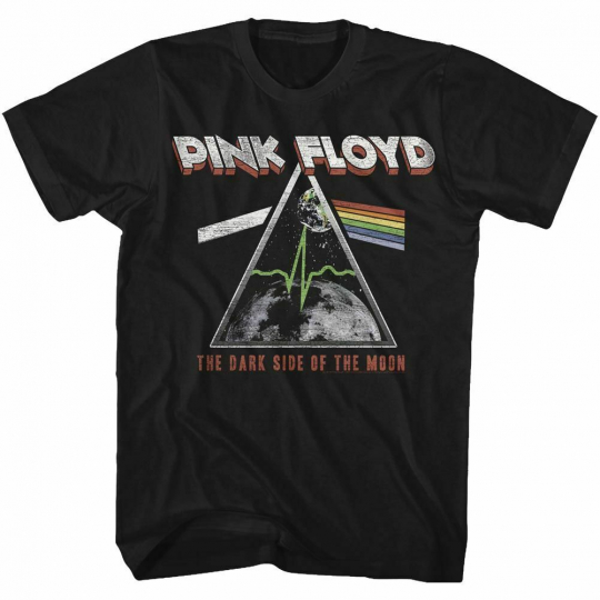 Pink Floyd Classic Moon Black T-Shirt
