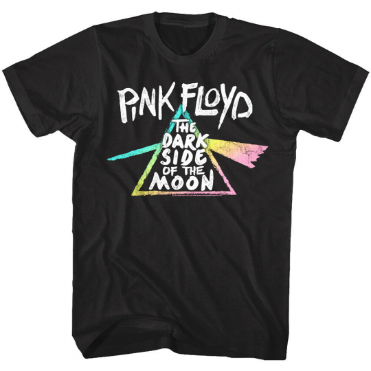 Pink Floyd Dark Side of the Moon Concert Mens T Shirt Rock Band Tour Music Merch