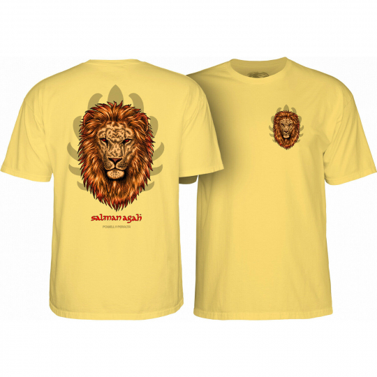 Powell Peralta Skateboard Shirt Salman Agah Lion Banana