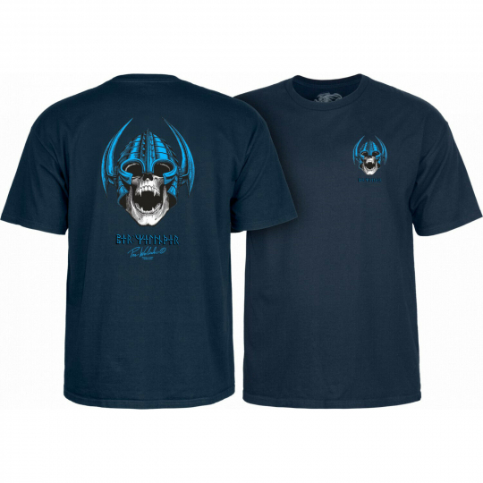 Powell Peralta Skateboard Shirt Welinder Nordic Skull Navy