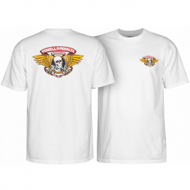 Powell Peralta Skateboard Shirt Winged Ripper White