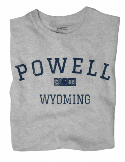 Powell Wyoming WY T-Shirt EST