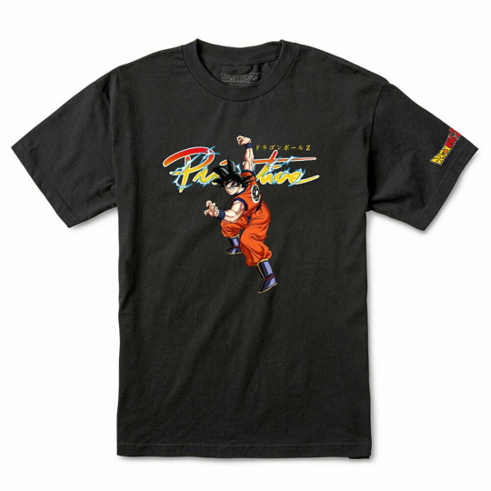 Primitive Skate x Dragon Ball Z Men's Nuevo Goku Short Sleeve T Shirt Black T...