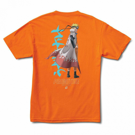 Primitive Skate x Naruto Men's Sage Short Sleeve T Shirt Orange Clothing Appa...