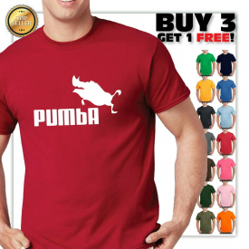 Pumba T-Shirt – Parody Funny Pumbaa & Timon SimbaT Shirt Tee dad Fathers