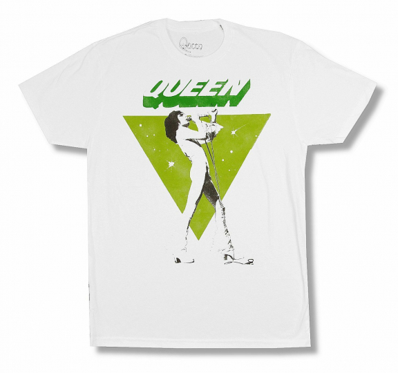 Queen Freddie Sings Image White T Shirt New Official Band Merch Soft