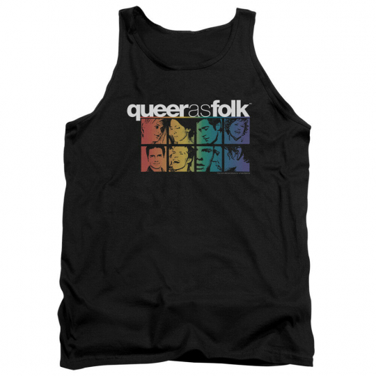 Queer as Folk TV Show CAST Logo Licensed Adult Tank Top All Sizes