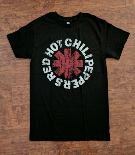RED HOT CHILLI PEPPERS CLASSIC LOGO T SHIRT