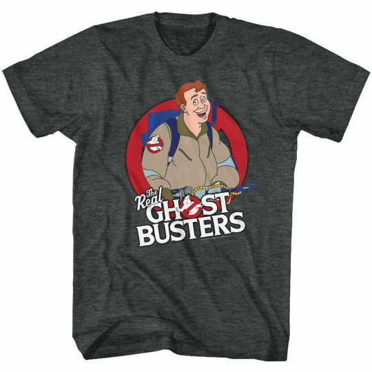 Real Ghostbusters Ray Black T-Shirt