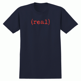 Real Skateboards Shirt Lower Navy/Red