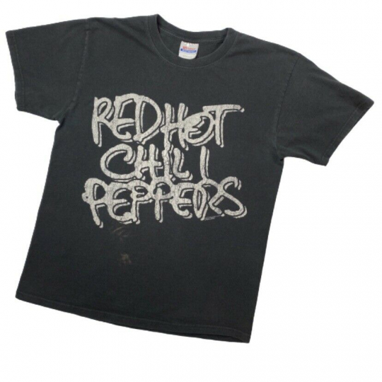 Red Hot Chili Peppers Band T Shirt RHCP Tee Black 2010 Kedis Flea 90s M Screen