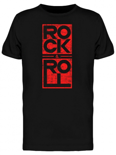 Rock And Roll Concetr Logo Men's Tee -Image by Shutterstock