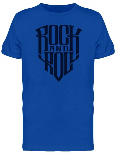 Rock And Roll Cool Logo Men's Tee -Image by Shutterstock