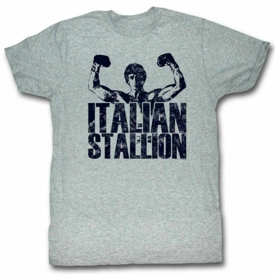 Rocky Classic Stallion Gray Heather T-Shirt