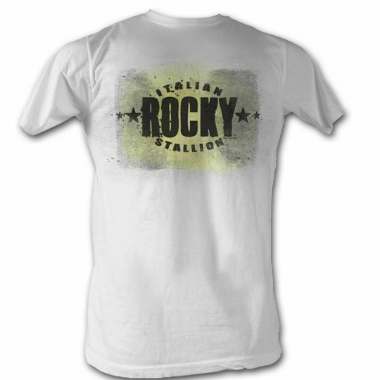 Rocky Italian White T-Shirt