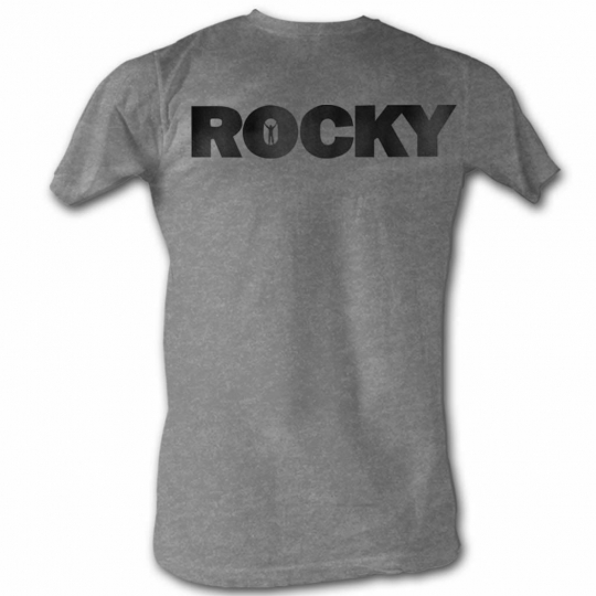 Rocky Rocky Logo Gray Heather T-Shirt