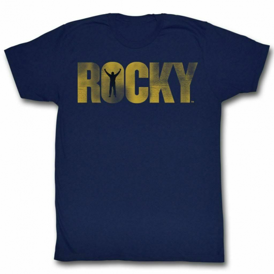 Rocky Rocky Logo Navy T-Shirt