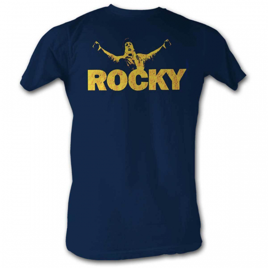Rocky Training Adult T Shirt Classic Movie