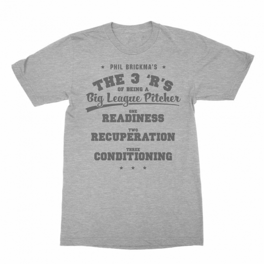Rookie of the Year Three R's Gray Heather Adult T-Shirt