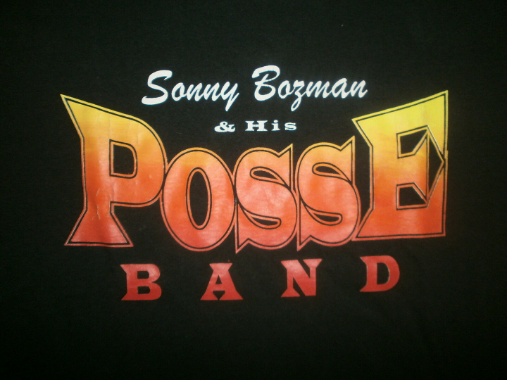 SONNY BOZMAN & HIS POSSE BAND T SHIRT Concert Sandusky Port Clinton Ohio Tee