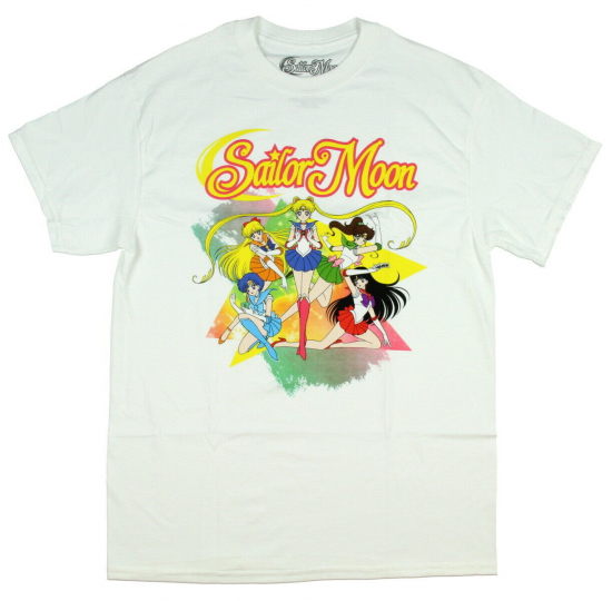 Sailor Moon Men's Adult Anime Character And Logo Shirt Tee