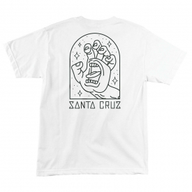 Santa Cruz Skateboards Gateway Hand T-Shirt (White)