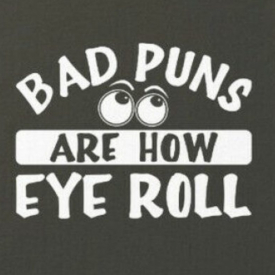 Bad Puns Are How Eye Roll Pun Love Hanes Tagless Tee T-Shirt