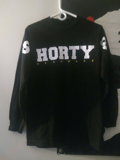 Shortys Skateboards Black Logo Long Sleeve Shirt  Size Medium  Vintage, 😊