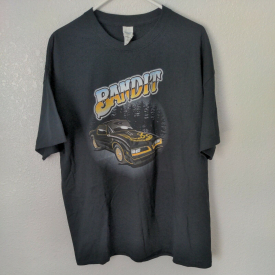 Smokey And The Bandit Snowman Trucker Double Graphic Big Rig Tees Black XL