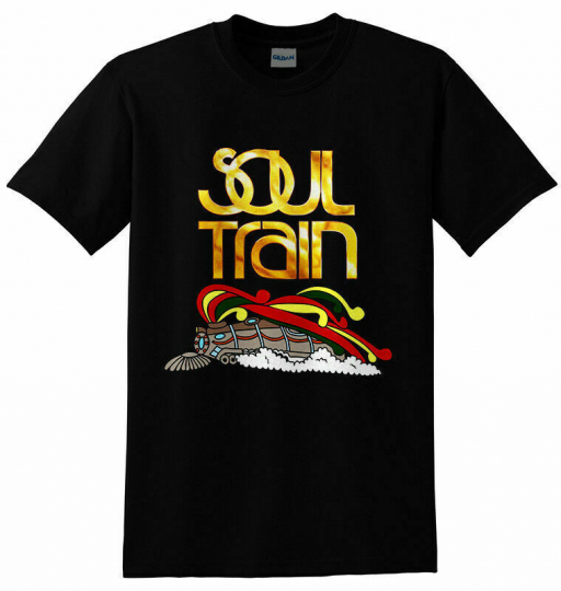 Soul Train 70's TV Show Rap Hip Hop Men Heavy Cotton T-Shirt Cotton Tee Shirt