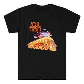 Soul Train Music TV Show Logo Men’s Black T-Shirt Size S to 3XL