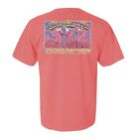 Southern Fried Cotton Ladies 3 Amigos Watermelon T-Shirt SFM11719