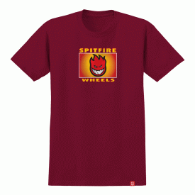 Spitfire Skateboard Wheels Shirt Label Cardinal Mens