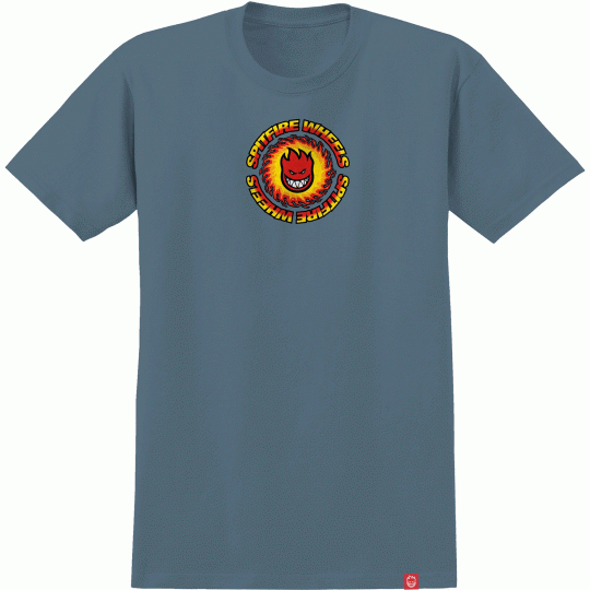 Spitfire Skateboard Wheels Shirt OG Fireball Blue