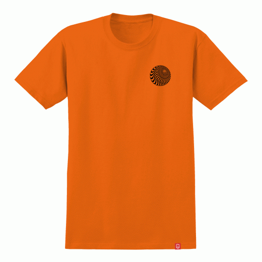 Spitfire Skateboard Wheels Shirt Skewed Classic Orange/Black